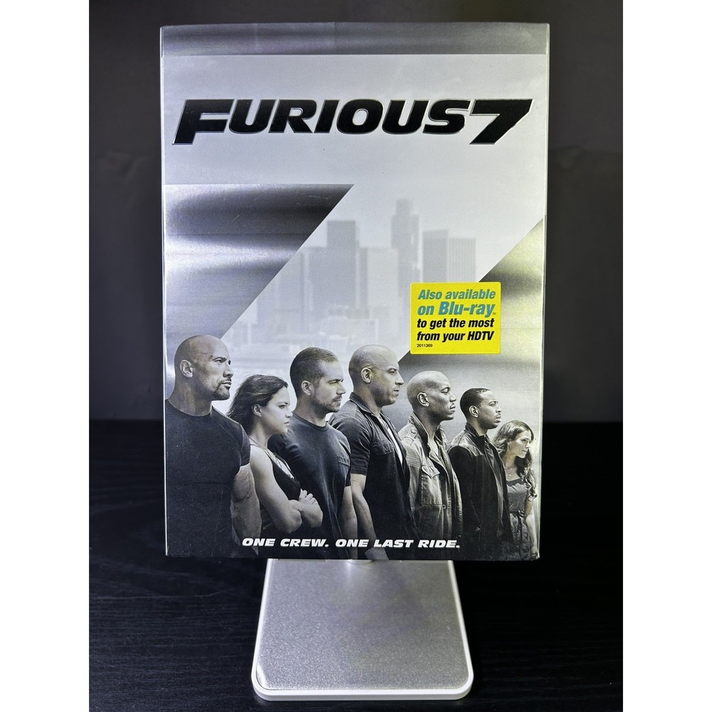 Furious‎ 7 (DVD, 2015) Like New Condition with Slipcover